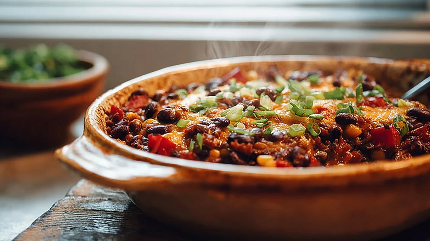 Southwest Black Bean Casserole