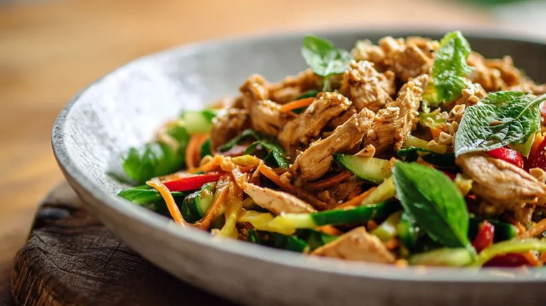 Spicy Peanut Chicken Salad