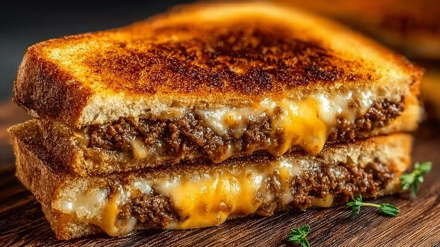 Ultimate Cheesy Ground Beef Melt