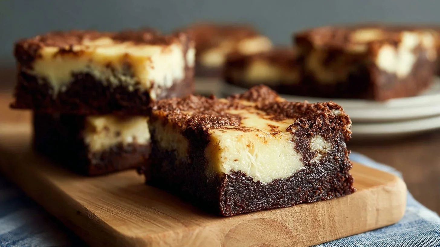 White Chocolate Cheesecake Brownies